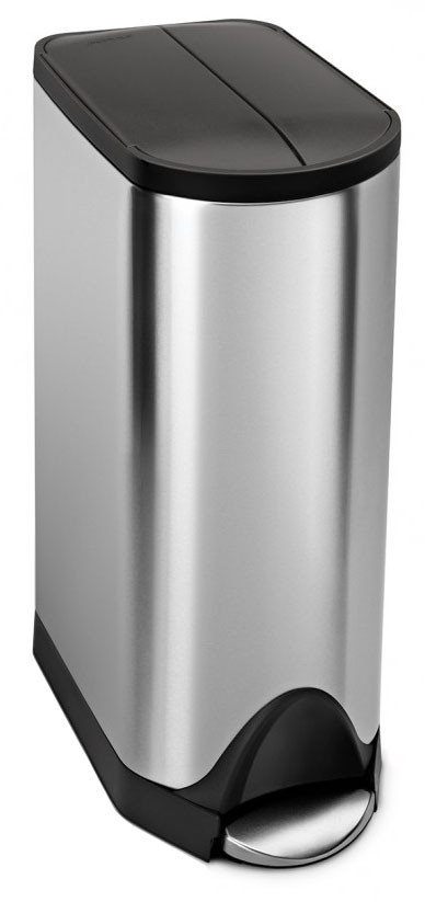 Simplehuman Butterfly Kunststof Deksel 30 Liter RVS is nooit meer leverbaar