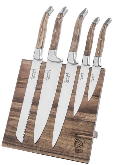 Laguiole Style de Vie Koksmessenset Olijfhout (5-delig) is nooit meer leverbaar