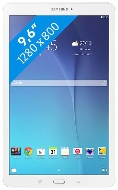 Samsung Galaxy Tab E 9.6 Wit is nooit meer leverbaar