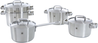 BK Conical+ Pannenset 6-delig Met Stoominzet is nooit meer leverbaar