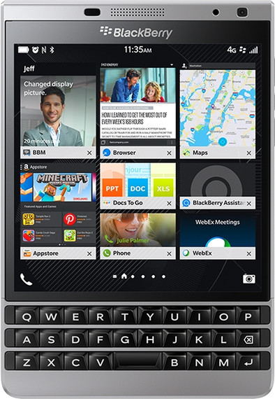 BlackBerry Passport Silver Edition Azerty is nooit meer leverbaar