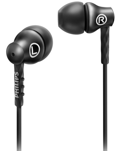 Philips SHE8105 Zwart is nooit meer leverbaar