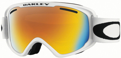 Oakley O2 XM Matte White + Fire Iridium Lens is nooit meer leverbaar