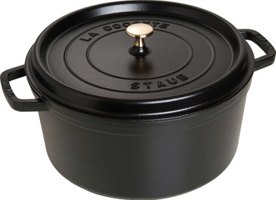 Staub Ronde Stoof-/Braadpan 30 cm Zwart is nooit meer leverbaar