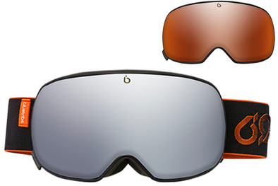 Bluetribe Ultra Black + Smoke Silver Mirror &amp; Yellow Base Lenzen is nooit meer leverbaar