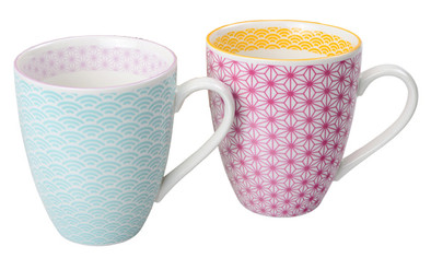 Tokyo Design Studio Star Wave Mok Paars &amp; Blauw (2 stuks) is nooit meer leverbaar