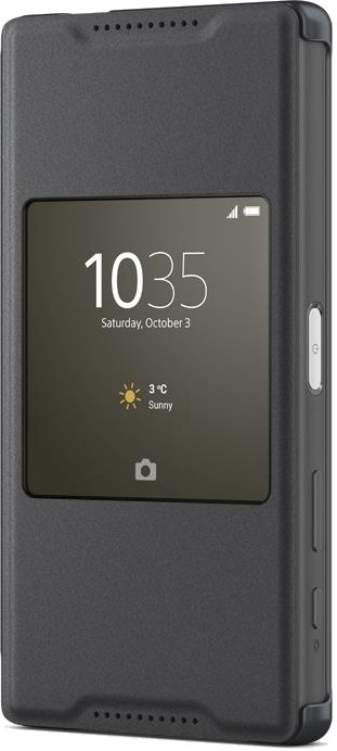 Sony Xperia Z5 Compact Style Cover Zwart is nooit meer leverbaar