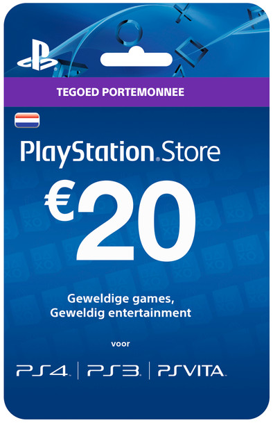 PlayStation Network Voucher Card 20 Euro NL is nooit meer leverbaar
