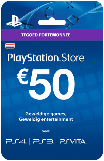 PlayStation Network Voucher Card 50 Euro NL is nooit meer leverbaar
