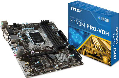 MSI H170M Pro-VDH is nooit meer leverbaar