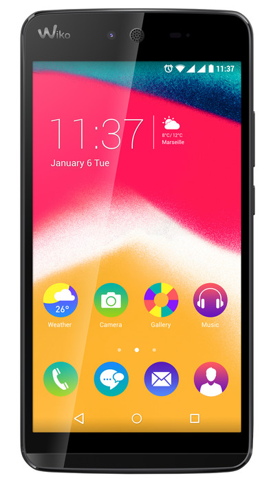 Wiko Rainbow Jam Zwart is nooit meer leverbaar