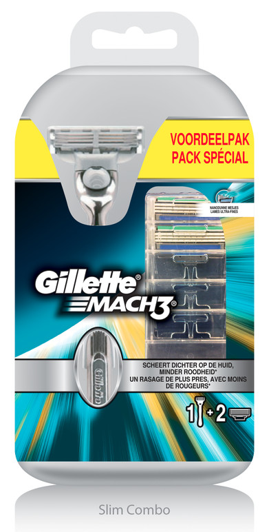 Gillette Mach3 Scheermes + 2 Scheermesjes is nooit meer leverbaar