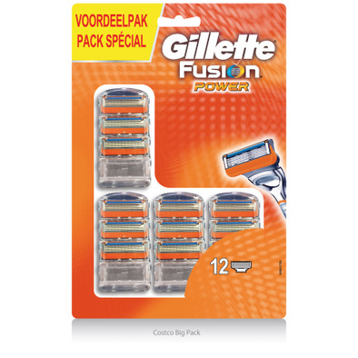 12x Gillette Fusion Power Scheermesjes is nooit meer leverbaar