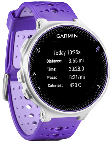 Garmin Forerunner 230 Paars/Wit is nooit meer leverbaar