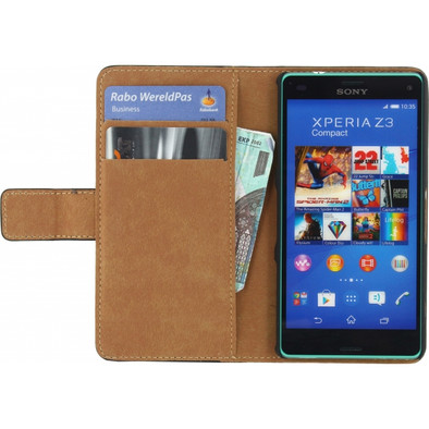 Mobilize Classic Wallet Book Case Sony Xperia Z3 Compact Zwart is nooit meer leverbaar