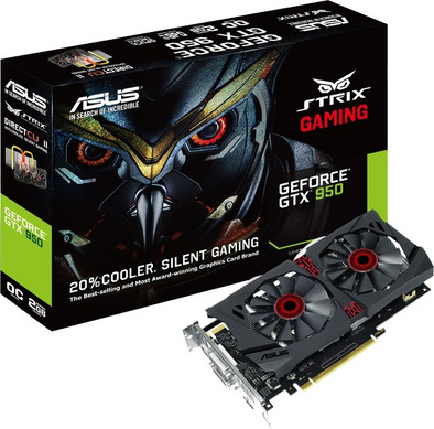 Asus GeForce STRIX-GTX950-DC2OC-2GD5-GAMING is nooit meer leverbaar