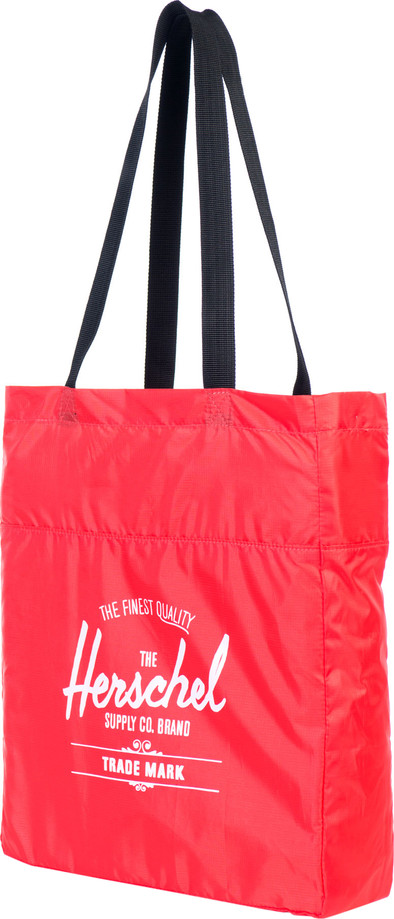 Herschel Packable Travel Travel Tote Red/Black is nooit meer leverbaar