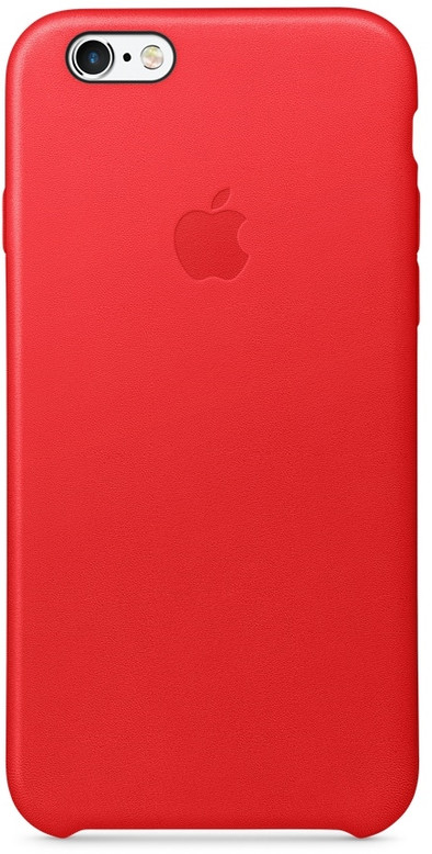 Apple iPhone 6/6s Leather Case Rood is nooit meer leverbaar