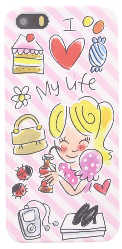 Blond Amsterdam I Love My Life Apple iPhone 5/5S/SE Roze is nooit meer leverbaar