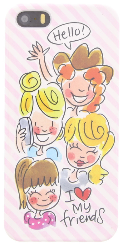 Blond Amsterdam I Love My Friends Apple iPhone 5/5S/SE Roze is nooit meer leverbaar