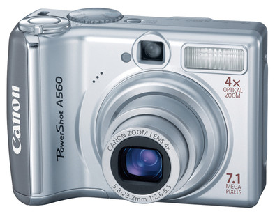 Canon PowerShot A560 is nooit meer leverbaar