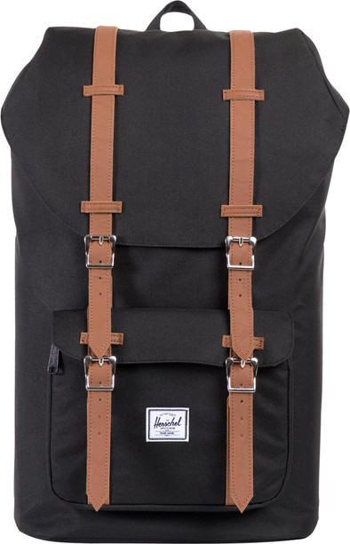 Herschel Little America 15&quot; Black&#x2F;Tan 25L is nooit meer leverbaar