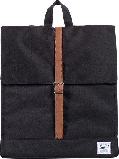 Herschel City Mid-Volume Black/Tan PU is nooit meer leverbaar