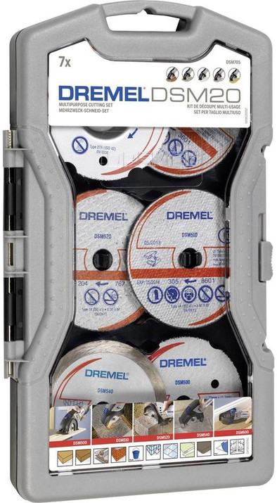Dremel DSM20 Multifunctionele snijset is nooit meer leverbaar