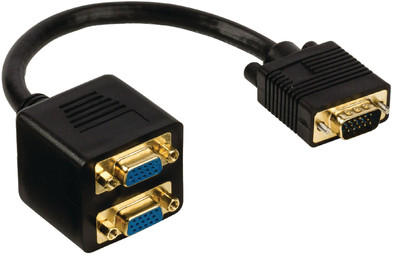Valueline VGA Splitter - VGA Male - 2x VGA Female 0,2 m is nooit meer leverbaar