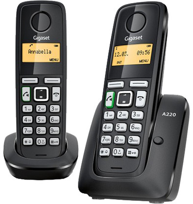 Gigaset A220 Duo Zwart is nooit meer leverbaar