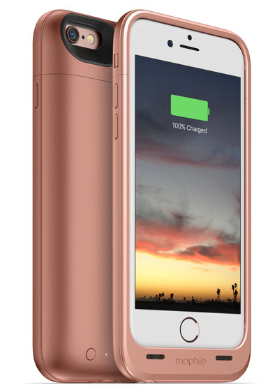 Mophie Juice Pack Air Apple iPhone 6/6s Rose Gold is nooit meer leverbaar