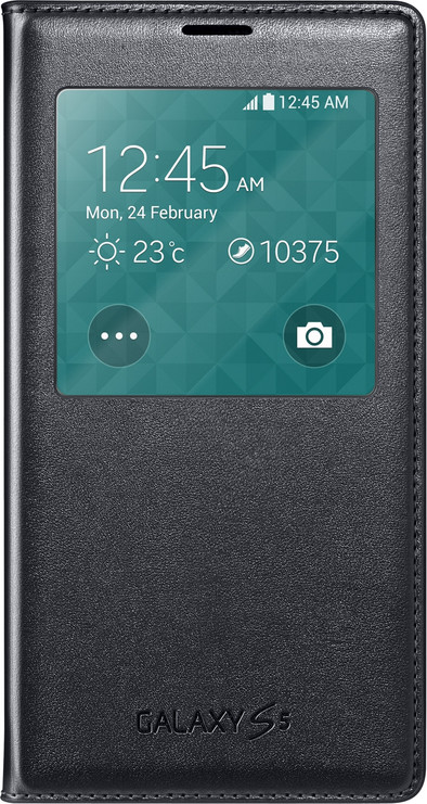 Samsung Galaxy S5 S View Cover Zwart is nooit meer leverbaar