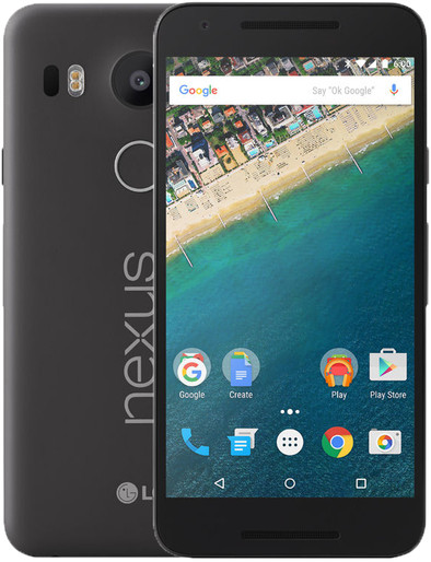 LG NEXUS 5X 16 GB Zwart is nooit meer leverbaar