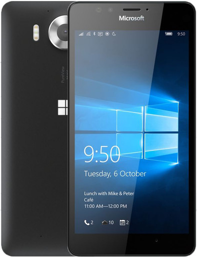 Microsoft Lumia 950 Zwart is nooit meer leverbaar