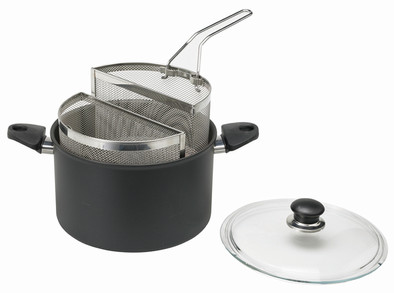 Ballarini Gli Speciali Pastapan met Zeefjes en Deksel 24 cm is nooit meer leverbaar