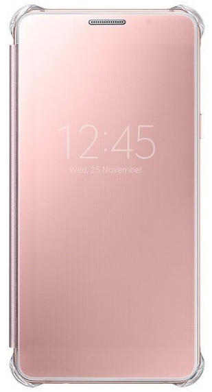 Samsung Galaxy A5 (2016) Clear View Cover Roze is nooit meer leverbaar