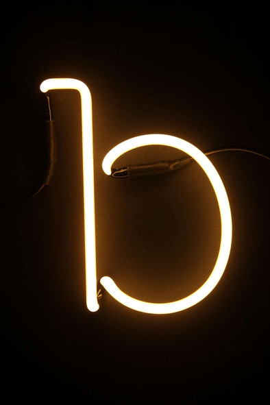 Seletti Neon letter B is nooit meer leverbaar