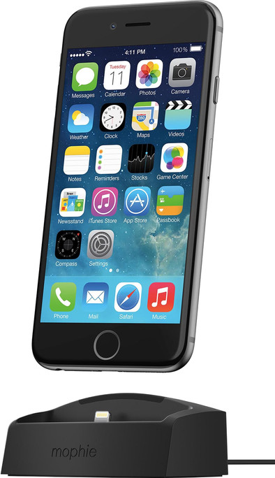 Mophie Desktop Charging Dock Apple iPhone Zwart is nooit meer leverbaar