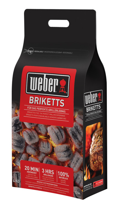 Weber Briketten 4 kg is nooit meer leverbaar