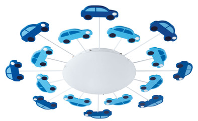 Eglo Plafondlamp Viki 1 Blauw/Wit is nooit meer leverbaar