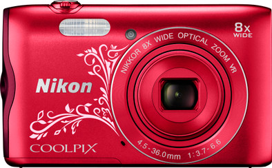 Nikon Coolpix A300 Rood Ornament is nooit meer leverbaar