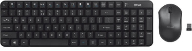 Trust Modo Draadloos Toetsenbord en Muis QWERTY is nooit meer leverbaar