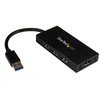 Startech USB 3.0 naar HDMI Adapter met 3 poorts USB Hub is nooit meer leverbaar