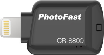 Photofast CR-8800 Flashdrive Lightning MicroSD Zwart is nooit meer leverbaar