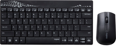 Rapoo 8000 Draadloos Toetsenbord en Muis QWERTY is nooit meer leverbaar