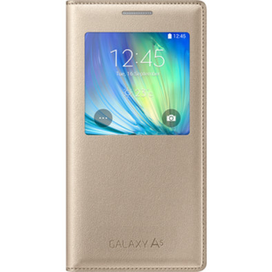 Samsung Galaxy A5 S View Cover Goud is nooit meer leverbaar