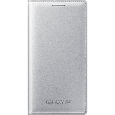 Samsung Galaxy A3 Flip Cover Zilver is nooit meer leverbaar