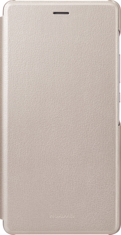 Huawei P9 Lite Book Case Goud is nooit meer leverbaar