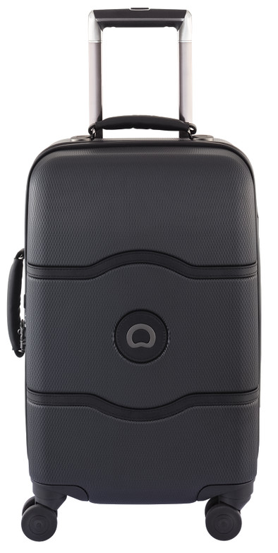 Delsey Châtelet Hard+ 4 Wheel Cabin Trolley Case 55 cm Black is nooit meer leverbaar