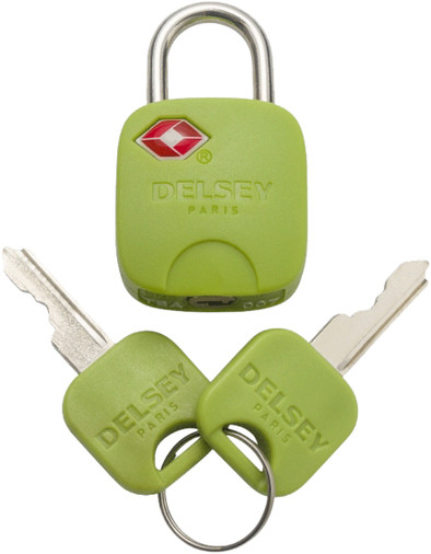 Delsey Travel Necessities TSA Key Padlock (USA) Lime is nooit meer leverbaar